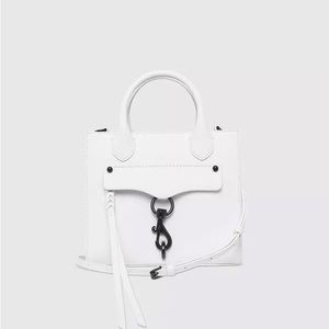 Rebecca Minkoff Megan Mini Tote Crossbody - Optic White